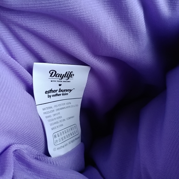 Esther Bunny x Daylife purple plush shoulder bag - Picture 15 of 16